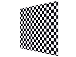 Banjado Herdabdeckplatte Glas 2 Teilig Je 30x52CM Schneidebrett Herdabdeckung Mit Motiv Karo Schwarz