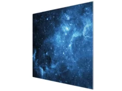 Banjado Herdabdeckplatte Glas 1 Teilig 60x52CM Schneidebrett Herdabdeckung Mit Motiv Universum