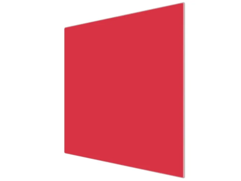 Banjado Herdabdeckplatte Glas 1 Teilig 60x52CM Schneidebrett Herdabdeckung Mit Motiv Feuerrot