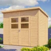 Bertilo Holz-Gartenhaus Felix 239 cm x 181 cm Natur FSC®