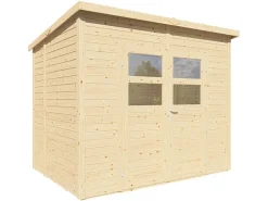 Bertilo Holz-Gartenhaus Felix 239 cm x 181 cm Natur FSC®