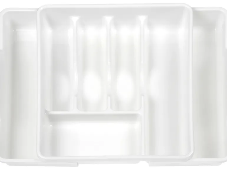 Besteckkasten Weiß Ausziehbar