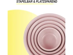 Bestgoodies Schüssel 10er Set Rosa