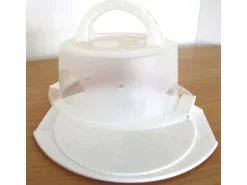 Bestlivings Aufbewahrungsboxen Tortenbox Weiß