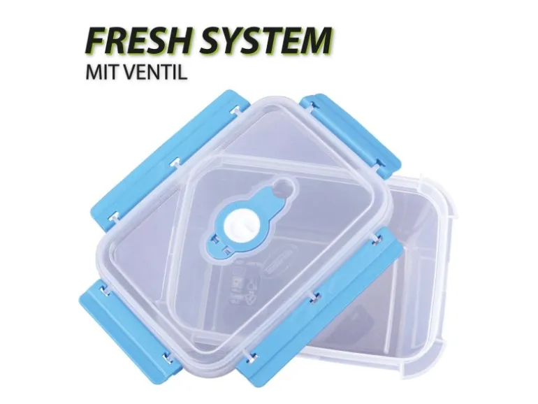 Bestlivings Frischhaltebox 0,9L Lunchbox Im Set Blau 2er Pack