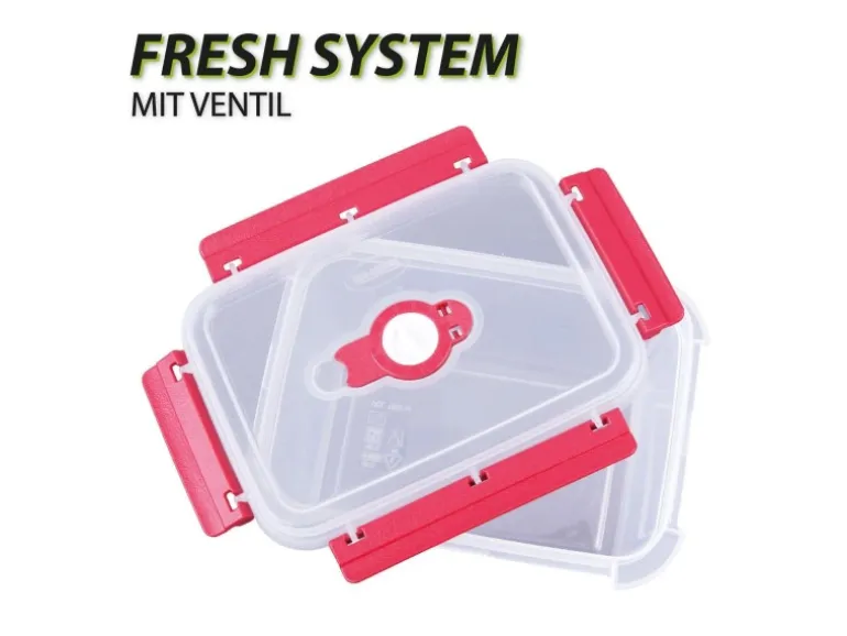 Bestlivings Frischhaltebox 0,9L Lunchbox Im Set Rot 8er Pack
