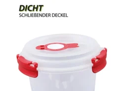 Bestlivings Frischhaltebox 0,64L Joghurt Im Set Rot 1er Pack