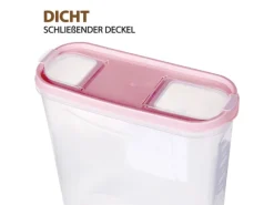 Bestlivings Frischhaltebox Schüttdose 4,5 Liter 1er Pack Altrose