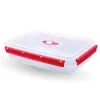 Bestlivings Frischhaltebox Mit Deckel Fresh System 2 Liter Brotdose Rot
