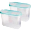 Bestlivings Frischhaltebox Schüttdose 1,4 Liter 2er Pack Türkis