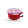 Bestlivings Frischhaltebox Mit Deckel Fresh System 0,85 Liter Frühstücksschale Rot
