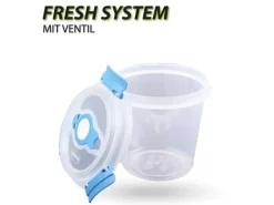 Bestlivings Frischhaltebox 0,64L Joghurt Im Set Blau 8er Pack