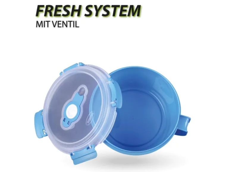 Bestlivings Frischhaltebox 0,85L Frühstücksschale Im Set Blau 4er Pack