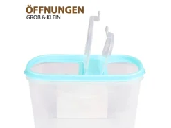 Bestlivings Frischhaltebox Schüttdose 2,8 Liter 1er Pack Türkis