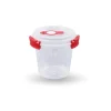 Bestlivings Frischhaltebox Mit Deckel Fresh System 0,64 Liter Joghurt Dose Rot