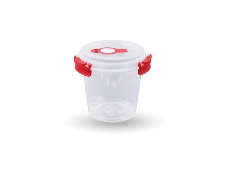 Bestlivings Frischhaltebox Mit Deckel Fresh System 0,64 Liter Joghurt Dose Rot
