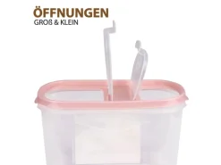 Bestlivings Frischhaltebox Schüttdose 2,8 Liter 1er Pack Altrose