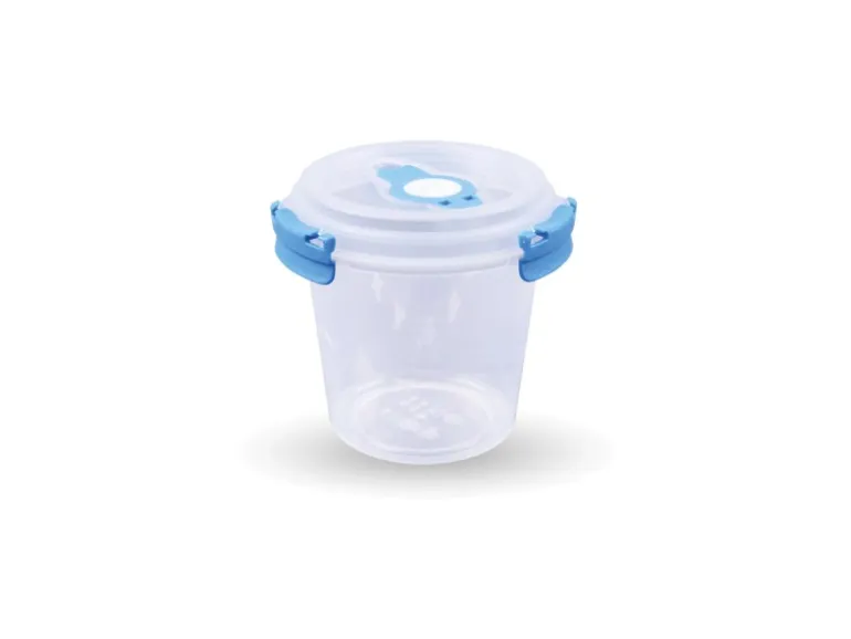 Bestlivings Frischhaltebox Mit Deckel Fresh System 0,64 Liter Joghurt Dose Blau