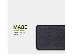 Bestlivings Schuhabtropfschale Fußmatte Schuhschale XXL 78 cm x 38 cm 2er Pack