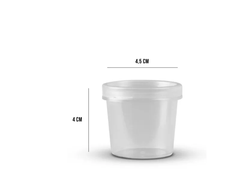 Bestlivings Vorratsdosen Kunststoff 35ml 12er Pack