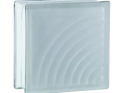BM Glasstein Midarc Super White 1-Seitig Satiniert 19 cm x 19 cm x 8 cm
