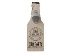 Boltze Flaschenöffner Grillhouse 2-fach Sortiert 30 cm x 10 cm x 4 cm Natur