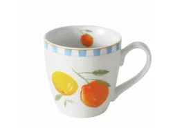Boltze Jumbobecher Fruits 2-fach Sortiert 10 cm x 10 cm x 14 cm Orange