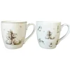 Boltze Jumbobecher Knuffi 2-fach Sortiert 10 cm x 10 cm x 14 cm Creme