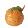 Boltze Marmeladendose 2 -teilig 12 cm x 13 cm x 12 cm Orange