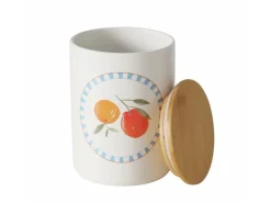 Boltze Vorratsdose Fruits 2-fach Sortiert 16 cm x 12 cm x 16 cm Orange