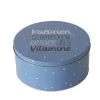 Boltze Vorratsdose Kekse Ø 20 cm x 9 cm Blau