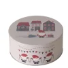 Boltze Vorratsdose Monti Ø 16 cm x 7 cm Grau-Rot