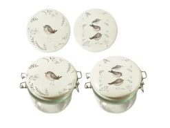 Boltze Vorratsglas Kamina 2-fach sortiert Ø 11 cm x 13 cm