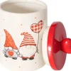 Boltze Xmas Vorratsdose Smilla S Rot-Weiß