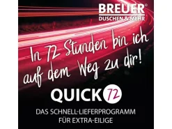 Breuer Duschrückwand Stein-Optik Quick 72 Marmor Grau 150 x 255 cm
