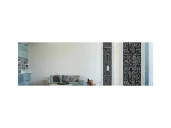 Bricoflor Spruch Tapete aus Vinyl Selbstklebende Panel Wandtapete mit Sprüchen in Tafel Optik Vinyltapete Selbstklebend in Schwarz Weiß für Küche