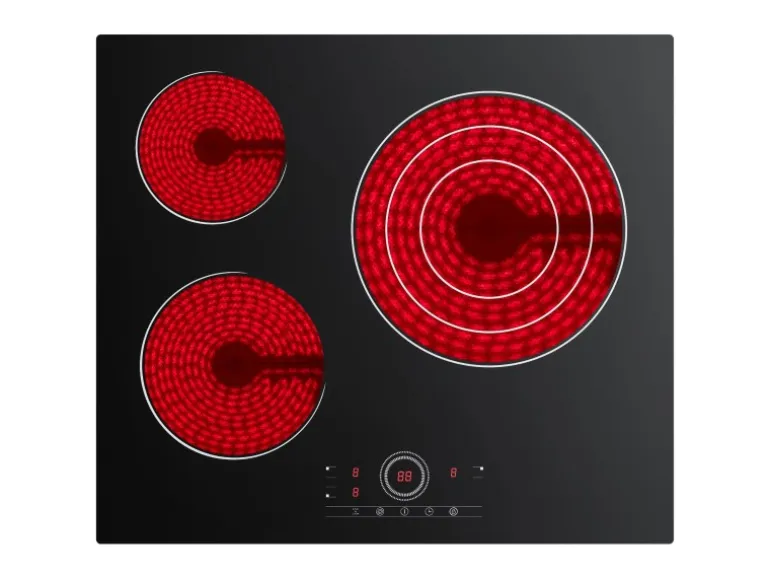 CDV Glaskeramik-Kochfeld 60 cm 3 Zonen 9 Stufen 5700 W CDVER573