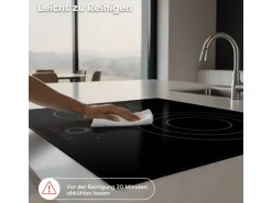 CDV Glaskeramik-Kochfeld 60 cm 3 Zonen 9 Stufen 5700 W CDVER573