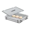 CHEFGASTRO Pizzaballenbox Mit Deckel HxBxT 8,5 x 30 x 40 cm 9 Liter Teigwanne Für Pizzateig Sstapelbare Pizzabox