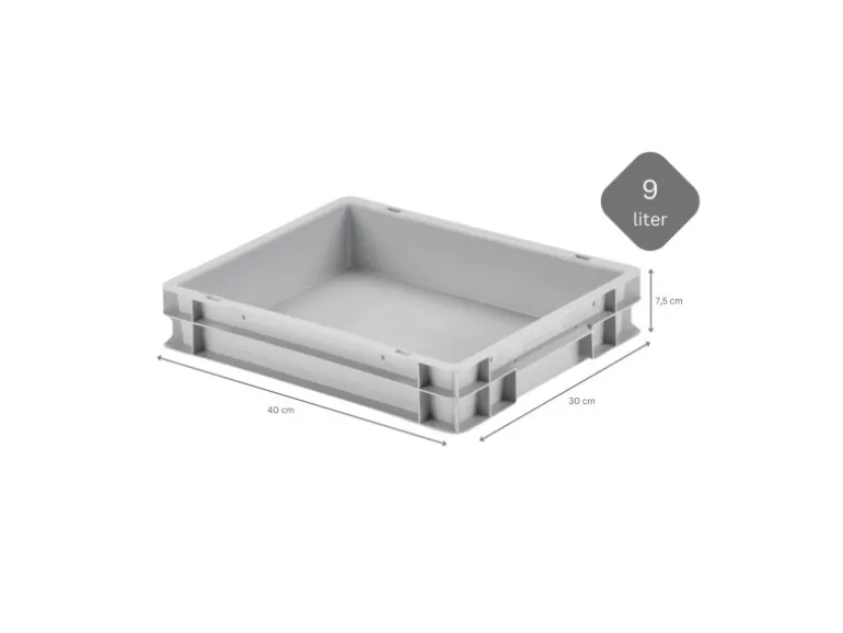CHEFGASTRO SuperSparSet 2 x Pizzaballenbox Mit 2 x Deckel HxBxT 8,5 x 30 x 40 cm 9 Liter Teigwanne Für Pizzateig Sstapelbare Pizzabox