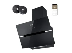 CIARRA Dunstabzugshaube 60 cm 650 m³/h A+++ Kopffrei WIFI-APP Touch Control VM6736FB