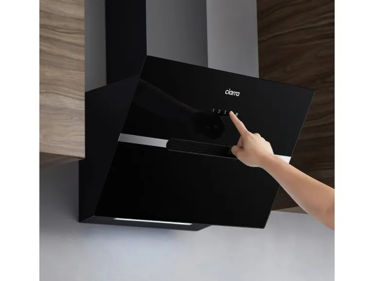 CIARRA Dunstabzugshaube 60 cm 650 m³/h A+++ Kopffrei WIFI-APP Touch Control VM6736FB