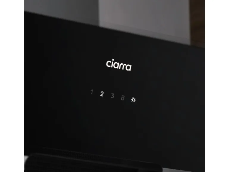 CIARRA Dunstabzugshaube 60 cm 650 m³/h A+++ Kopffrei WIFI-APP Touch Control VM6736FB