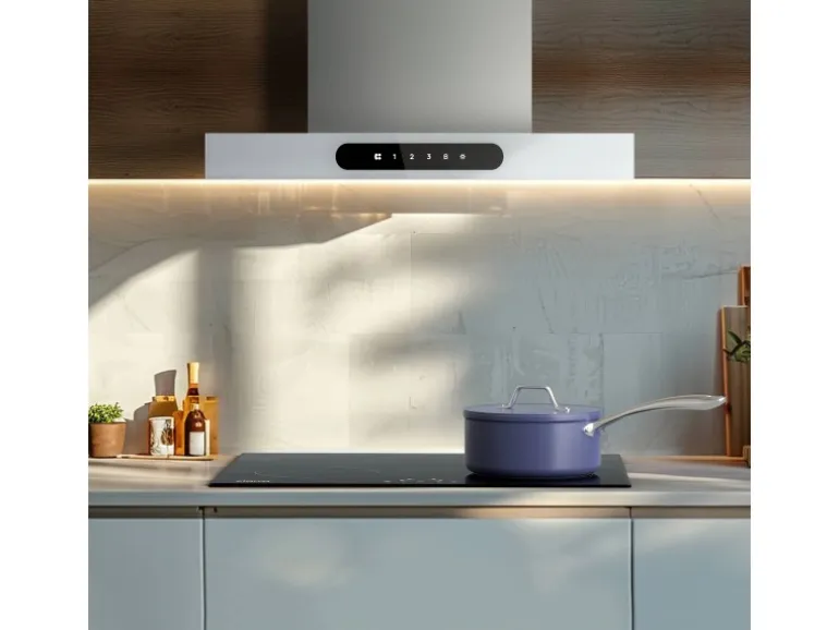 CIARRA Dunstabzugshaube A+++ 650 m³/h 60 cm WIFI-APP Touch Control VM6102W