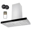 CIARRA Dunstabzugshaube A+++ 650 m³/h 90 cm WIFI-APP Touch Control VMS9102