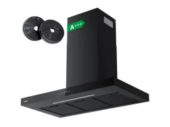 CIARRA Dunstabzugshaube A+++ 650 m³/h 90 cm WIFI-APP Touch Control VMB9102