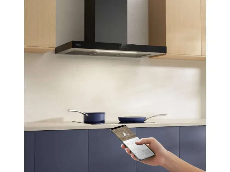 CIARRA Dunstabzugshaube A+++ 650 m³/h 90 cm WIFI-APP Touch Control VMB9102