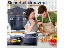 CIARRA Induktionskochfeld 60 cm 4-Zonen 9 Stufen BOOST Flex Zone VM4BFBIH