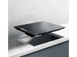 CIARRA Induktionskochfeld 60 cm 3 Kochfelder Einbau-Induktion VM3BIH-C