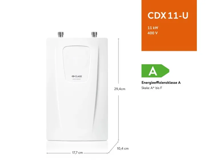 Clage Kompaktdurchlauferhitzer CDX11-U 11 kW